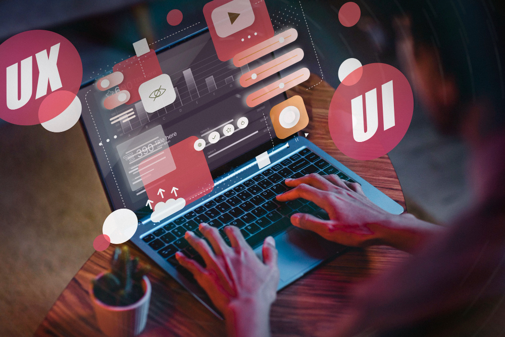 Office Desk and Monitor Setup